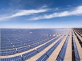 Aerial view of solar energy Royalty Free Stock Photo