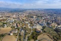 Aerial view of Solsona from Castellvell. Lleida Spain