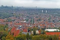 Aerial view of some parts of Brussels Royalty Free Stock Photo