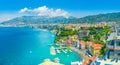 Aerial view of Sorrento city, amalfi coast, Italy Royalty Free Stock Photo