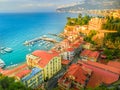 Aerial view of Sorrento city, amalfi coast, Italy Royalty Free Stock Photo