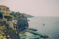 Aerial view of Sorrento city, Amalfi coast, Italy Royalty Free Stock Photo