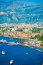 Aerial view of Sorrento city, Amalfi coast, Italy Royalty Free Stock Photo