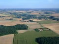 Aerial view of South Loiret department