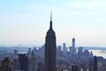 Aerial View of South Manhattan New York, NY