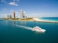 Aerial view of South Miami Beach Royalty Free Stock Photo