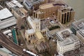 Aerial View of Southwark Cathedral Royalty Free Stock Photo