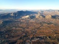 Aerial view of Spain landscape