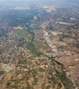 Aerial view of Spain landscape