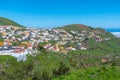 Aerial view of a Spanish town Valverde at El Hierro, Canary islands Royalty Free Stock Photo