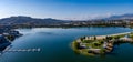 Aerial View of the Sparks Marina Nevada Park Royalty Free Stock Photo