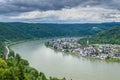 Spay at the Rhine River, Germany Royalty Free Stock Photo