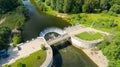 Top view of the dam