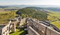 Aerial view from Spis Castle, Slovakia.