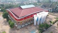 Aerial View of Sport Stadium at Jambi City