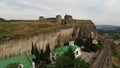 Aerial view of the St. Klimentovsky Monastery. Inkerman