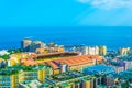 Aerial view of Stade Louis II in Monaco Royalty Free Stock Photo