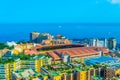 Aerial view of Stade Louis II in Monaco Royalty Free Stock Photo