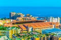 Aerial view of Stade Louis II in Monaco Royalty Free Stock Photo