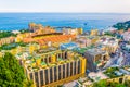 Aerial view of Stade Louis II in Monaco Royalty Free Stock Photo