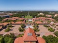 Aerial view of Stanford University. California, United States. Royalty Free Stock Photo