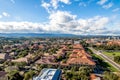 Aerial view of Stanford University Campus - Palo Alto, California, USA Royalty Free Stock Photo