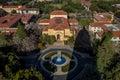 Aerial view of Stanford University Campus - Palo Alto, California, USA Royalty Free Stock Photo