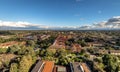 Aerial view of Stanford University Campus - Palo Alto, California, USA Royalty Free Stock Photo