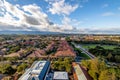 Aerial view of Stanford University Campus - Palo Alto, California, USA Royalty Free Stock Photo