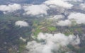 Aerial view of the state of Hamburg in Germany Royalty Free Stock Photo