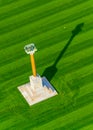 aerial view of the statue of Romulus, Remus and Capitoline wolf in the italian city Pisa...IMAGE Royalty Free Stock Photo