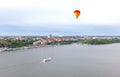 Aerial view of the Stockholm Sweden Royalty Free Stock Photo