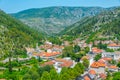 Aerial view of Stolac in Bosnia and Herzegovina