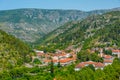 Aerial view of Stolac in Bosnia and Herzegovina