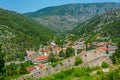 Aerial view of Stolac in Bosnia and Herzegovina