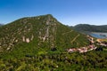 Aerial View of Ston and Surrounding Hills, Croatia