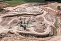 Aerial view of Stone Crushing Plant Royalty Free Stock Photo