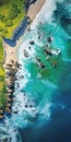Aerial Meadow Photography: Stunning Beach View In 8k Hdr