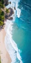 Aerial Oasis Photography: Stunning Beach Views In 8k Hdr