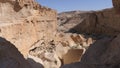 Aerial view of a stunning canyon on a sunny day