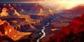 Aerial view of the stunning Grand Canyon
