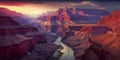 Aerial view of the stunning Grand Canyon