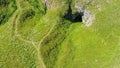 Aerial view of the subterranean river, Ponor, Stara planina mountain, Serbia