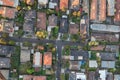Aerial view of suburbs Royalty Free Stock Photo