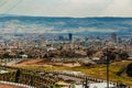 Aerial view of Sulaimanya city,Iraq Royalty Free Stock Photo