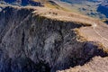 Aerial view of the summit of Ben Nevis - Scotland and the UK`s tallest mountain Royalty Free Stock Photo