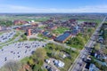 Aerial view of SUNY Potsdam, Potsdam, NY, USA Royalty Free Stock Photo