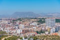 Aerial view of surburb Alicante in Spain