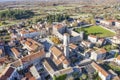 An aerial view of Svetvincenat, Istria, Croatia Royalty Free Stock Photo