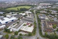 Aerial view of Mead Way in Swindon Royalty Free Stock Photo